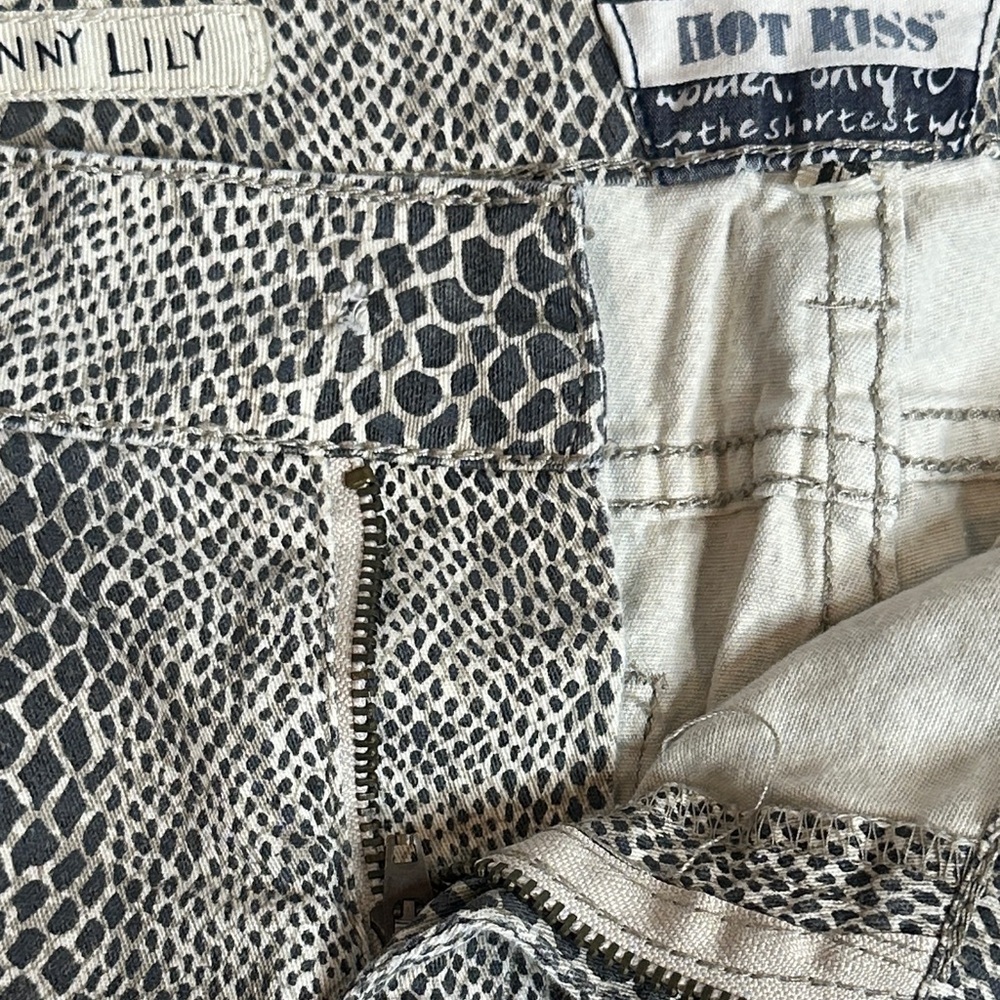 GUC Hot Kiss Skinny Lily Reptile Patterned Jeans/Trousers, 13 - Picture 7 of 12
